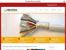 Tablet Screenshot of microflexwire.com